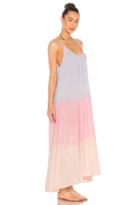 view 2 of 4 Tulum Cotton Maxi Dress in Sagittarius Tie Dye