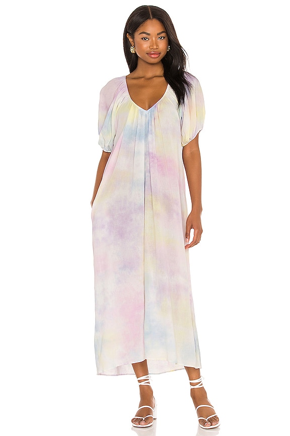 view 1 of 4 Sand Hill Cove Midi Dress in Pastel Cloud Tie Dye