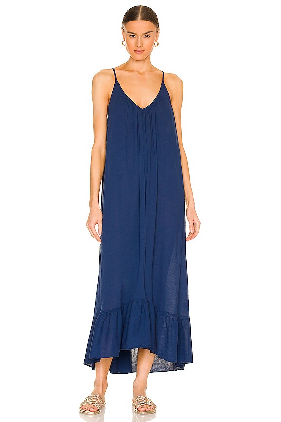 9 Seed Paloma Maxi Dress in Pacific | REVOLVE