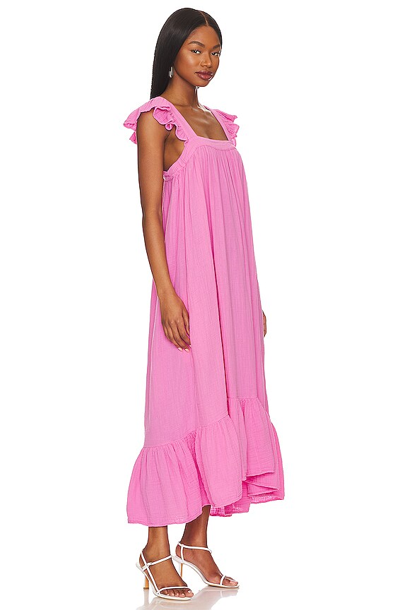 view 2 of 3 Tuscany Dress in Peony