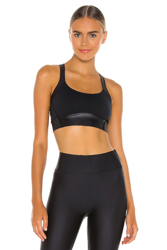 Revolve Shuffle All Access Shuffle Longline Bra in Black | REVOLVE