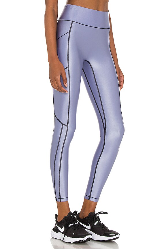 view 2 of 4 LEGGINGS CENTER STAGE in Peri Shine & Black Pop Stitch