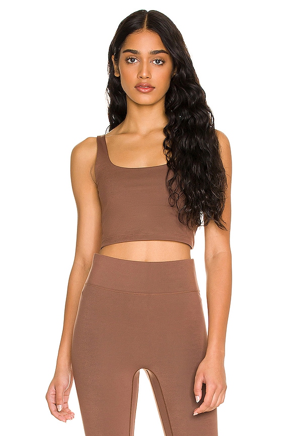 view 1 of 4 Tempo Cropped Tank in Cappuccino