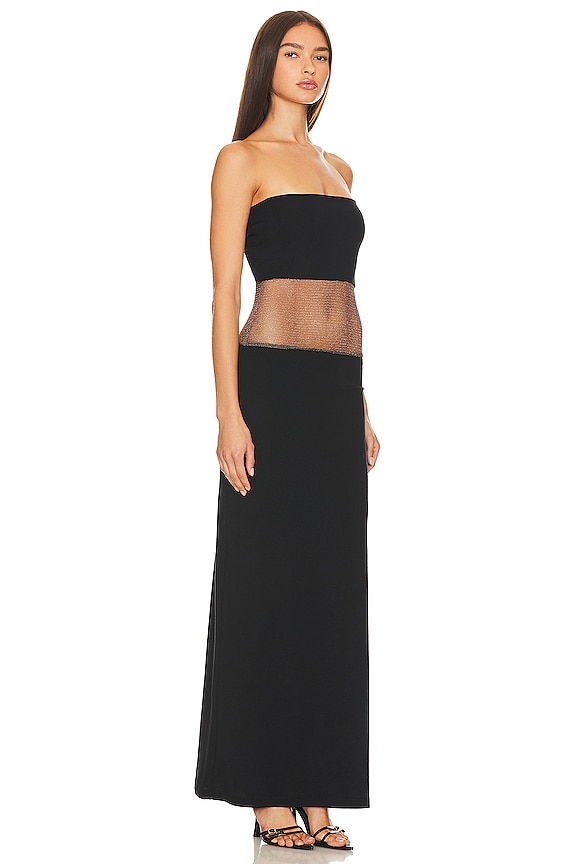 view 2 of 4 Two Tone Dress in Black
