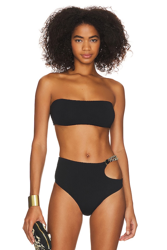 view 2 of 6 HAUT DE MAILLOT DE BAIN LADY'S SLIPPER in Black