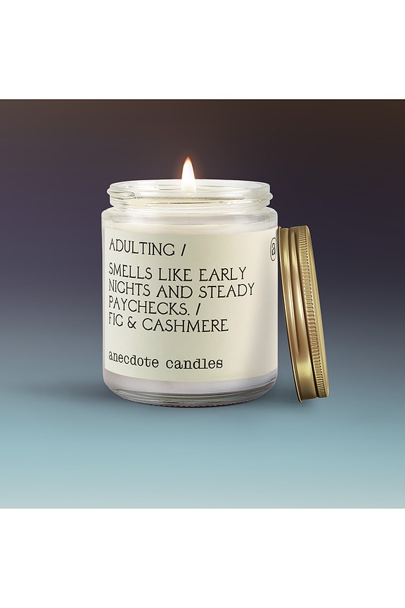 view 2 of 2 Adulting Glass Jar Candle in 