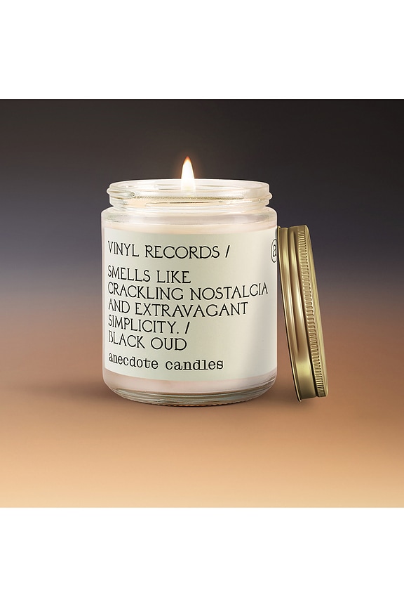 view 2 of 2 VELA VINYL RECORDS GLASS JAR CANDLE in 