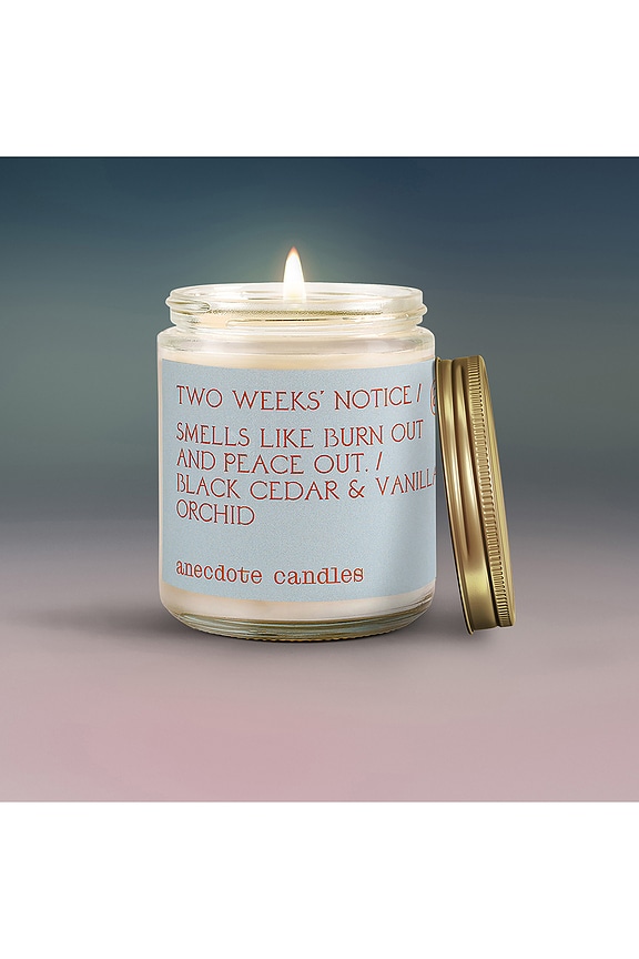 view 2 of 2 VELA TWO WEEKS NOTICE GLASS JAR CANDLE in 