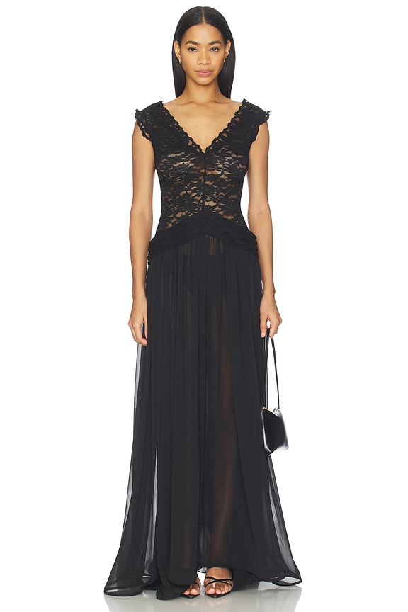 view 1 of 3 VESTIDO ARABELLA in Black