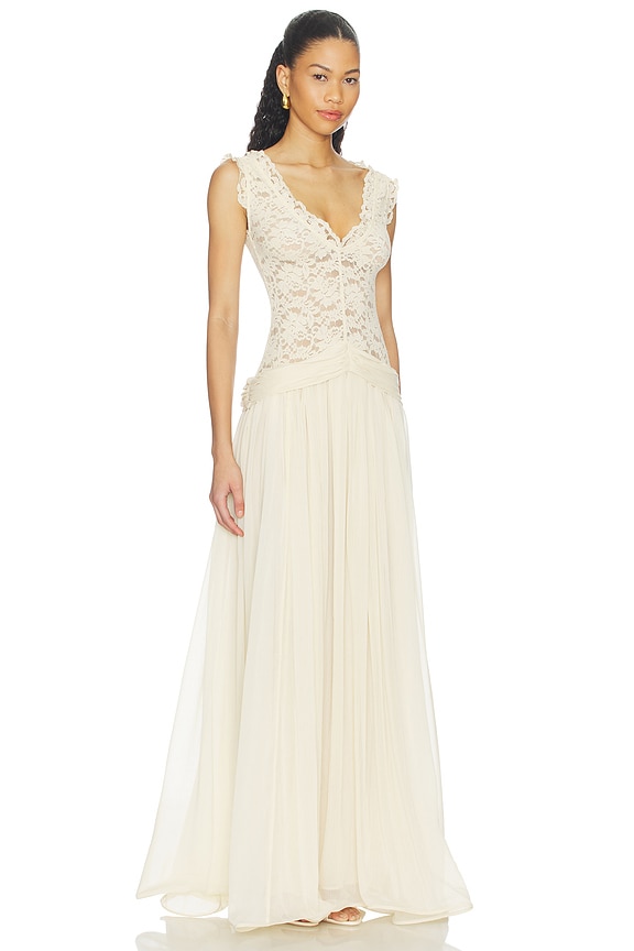 view 2 of 3 VESTIDO ARABELLA in Beige