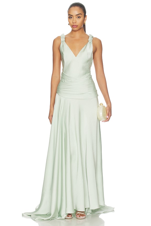 view 1 of 4 Madalena Dress in Mint