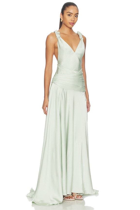 view 2 of 4 Madalena Dress in Mint