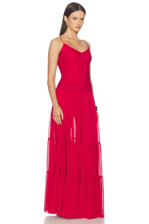 view 2 of 3 Delphina Dress in Red