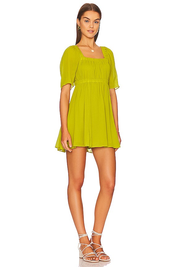 view 2 of 3 Emi Dress in Celery Green