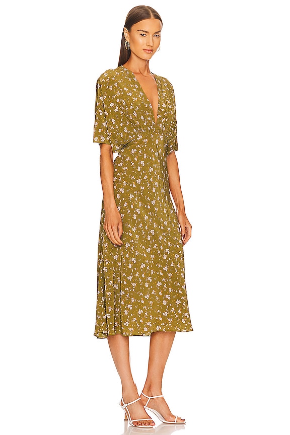 view 2 of 3 TAYLOR ドレス in Olive Wildflower