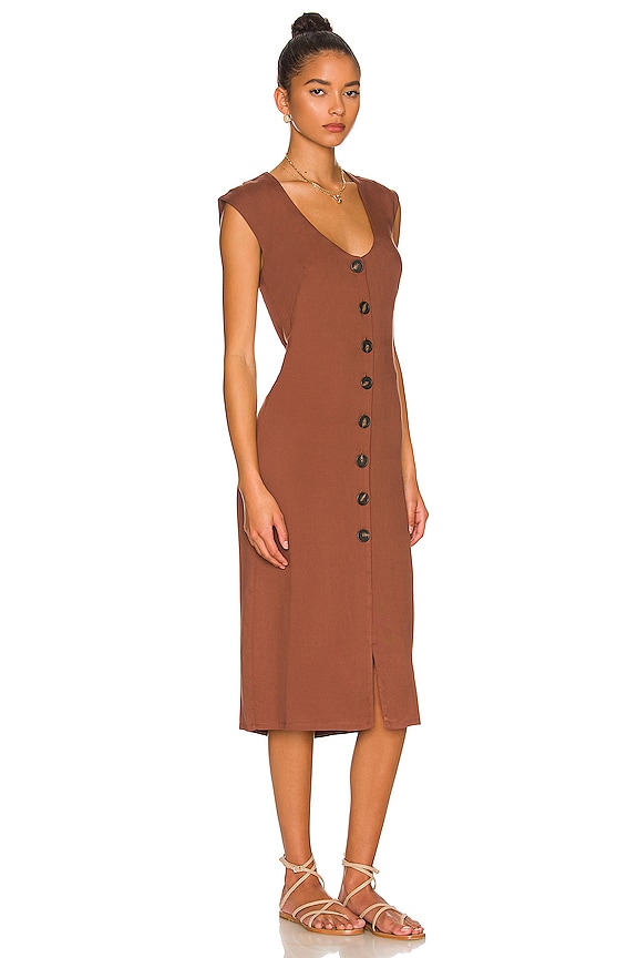view 2 of 4 BECCA ドレス in Sepia Brown