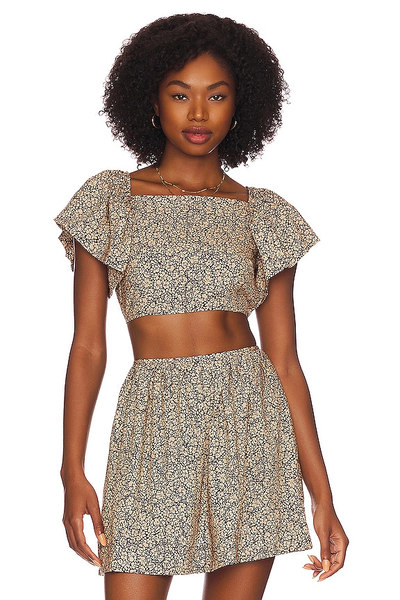 view 2 of 4 Emma Top in Espresso Leopard