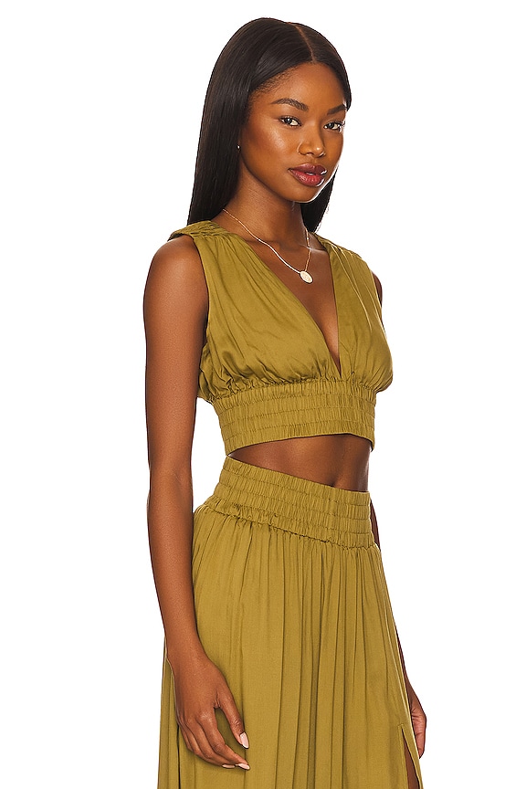 view 2 of 4 Bri Top in Olive Green