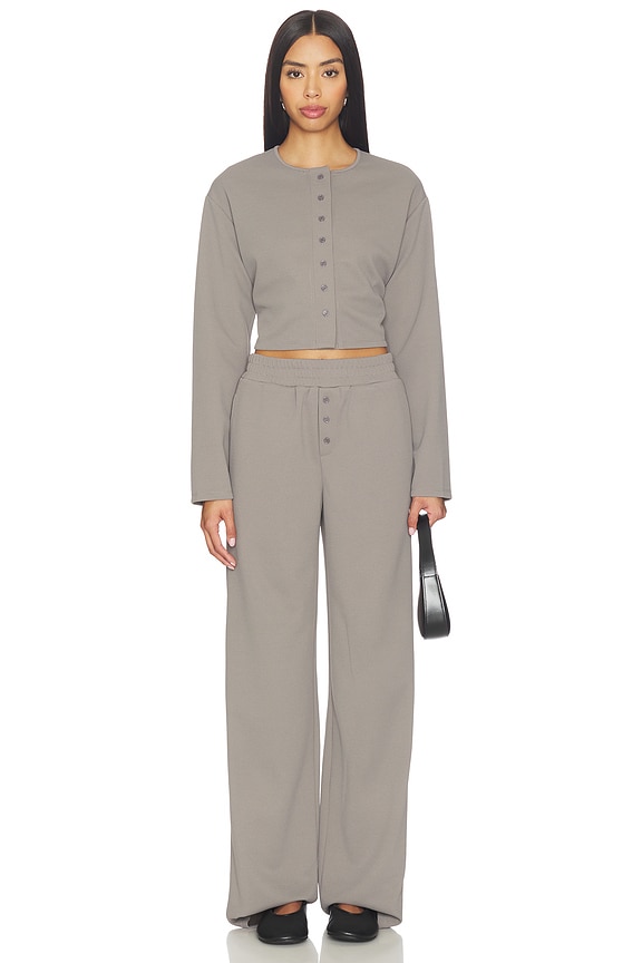 view 1 of 8 Trina Lounge Set in Grey