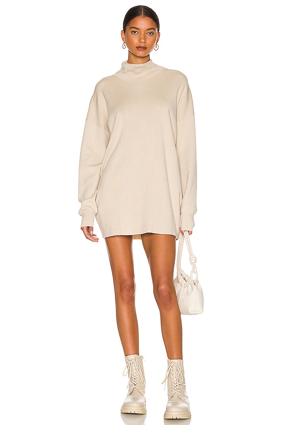 view 1 of 3 Charlotte Sweater Dress in Toast