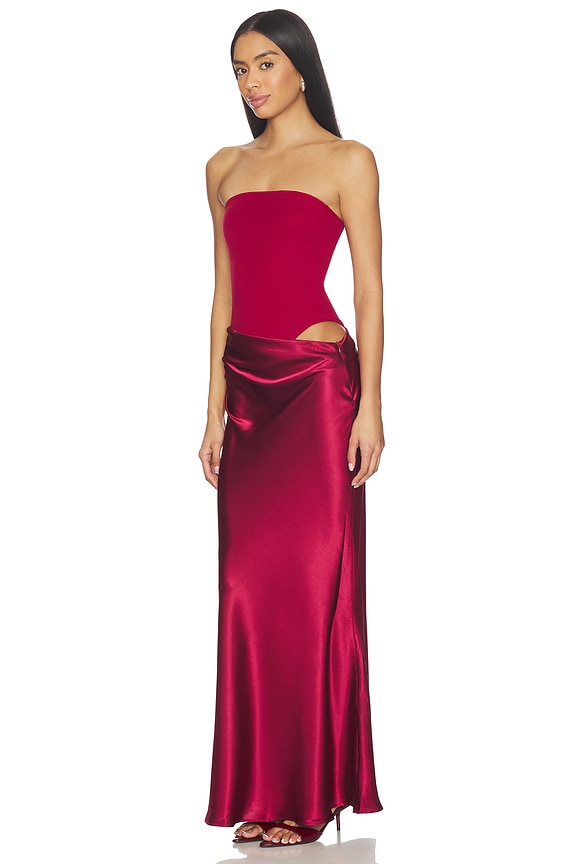 view 2 of 3 ROBE CARRIE in Red