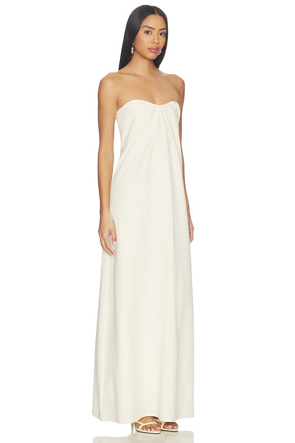 view 2 of 3 Libertee Strapless Maxi Dress in Ivory