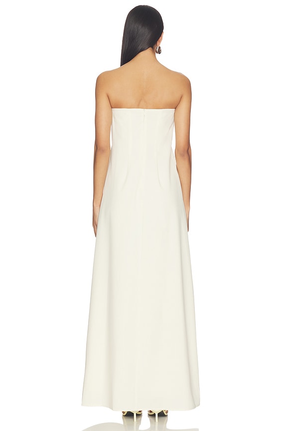 long dress jersey Blair - Maxi with Vegan Leather Corset Waist cute lace outfit simply dress it down Shirees White Sheath Elegant Color:Azalea