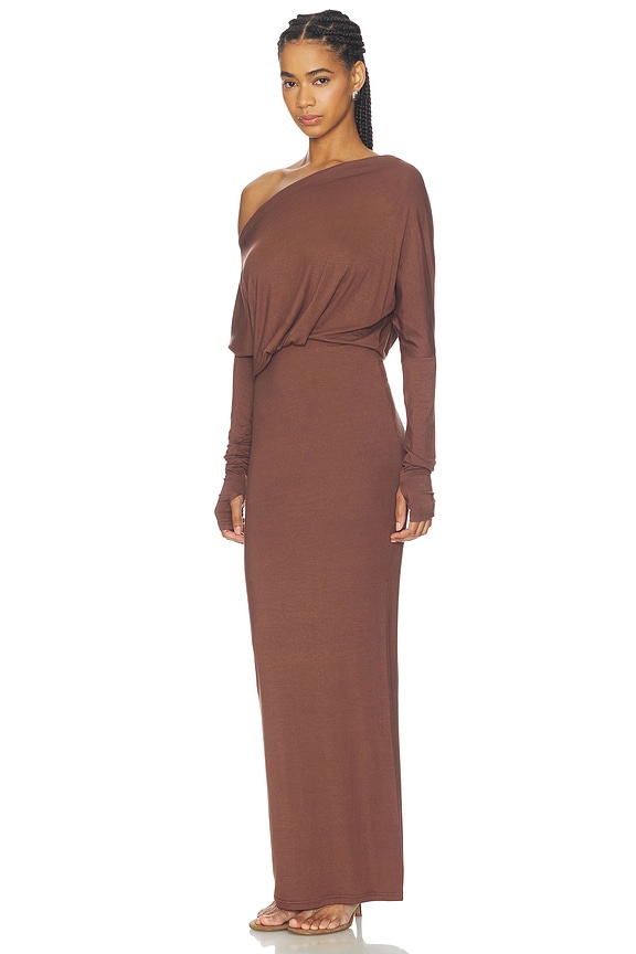 view 2 of 3 Florrie Maxi Dress in Brown