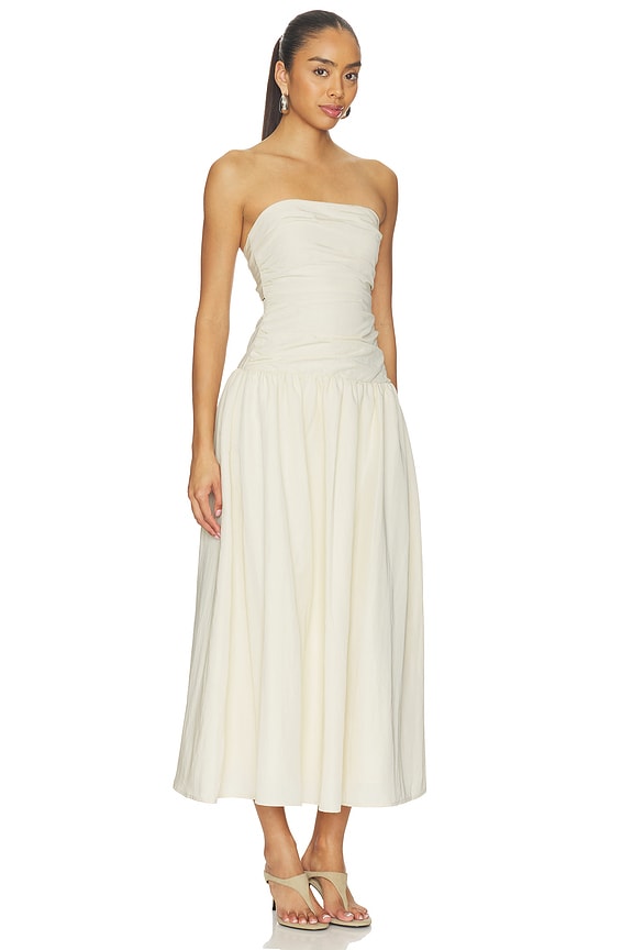 view 2 of 3 Valery Strapless Maxi Dress in Ivory