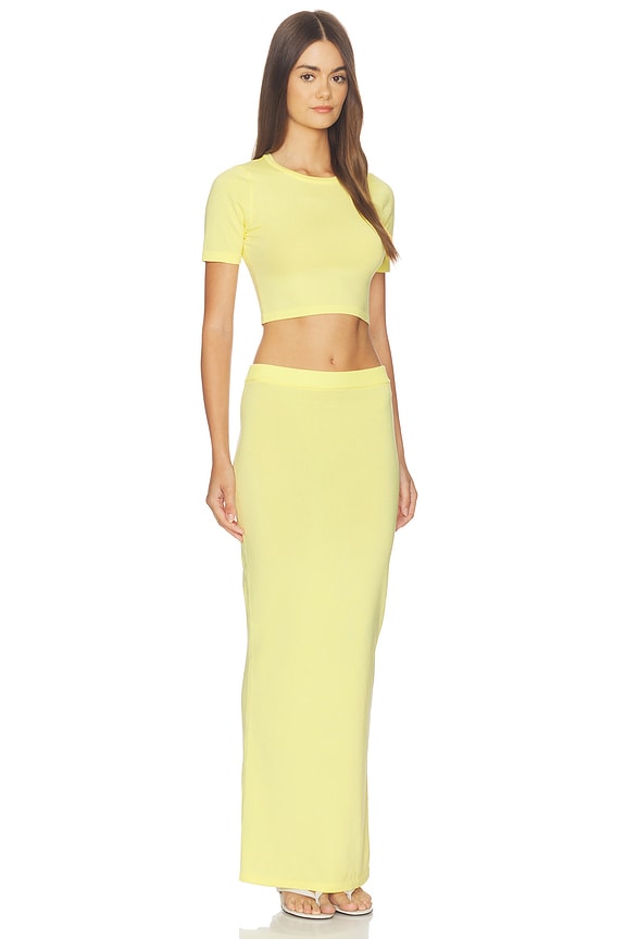 view 2 of 3 ENSEMBLE JUPE KEEVA in Baby Yellow