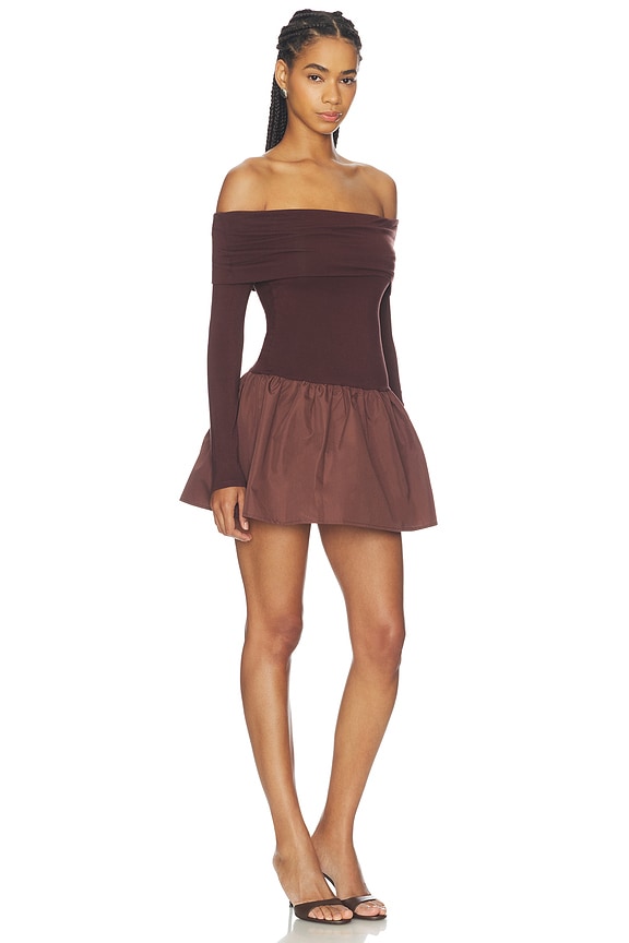 view 2 of 3 Madley Mini Dress in Dark Brown