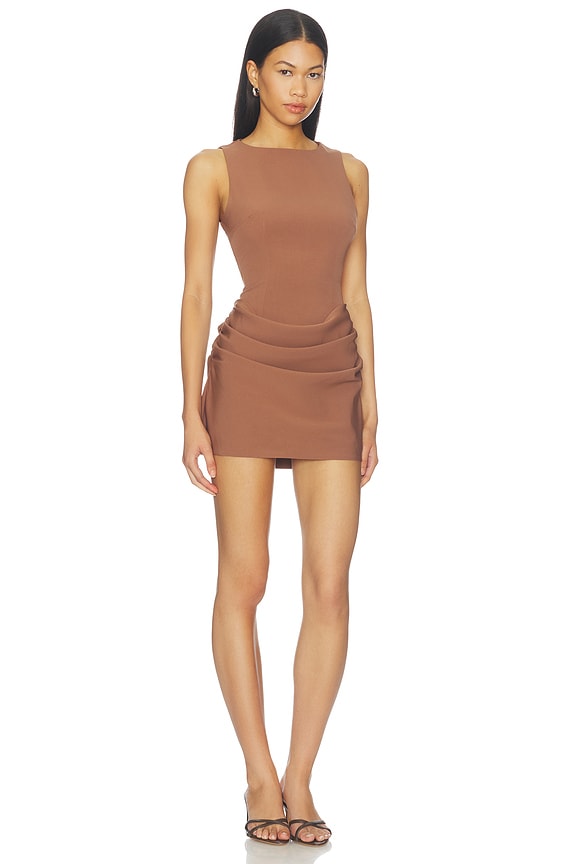 view 2 of 3 X Blake Evin Loxley Mini Dress in Mocha