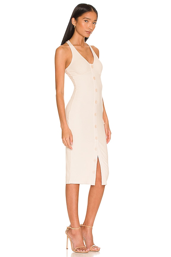 view 2 of 3 Sandra Button Down Dress in Off White