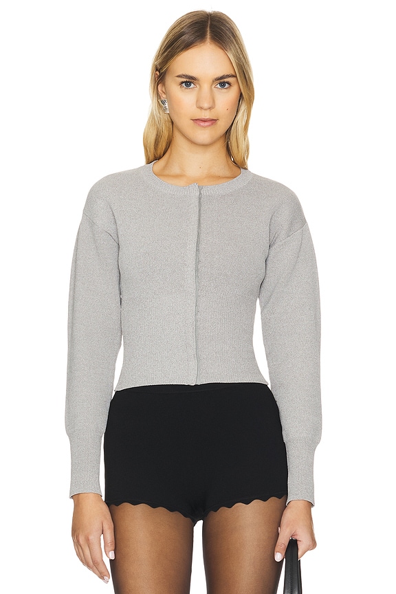 view 2 of 5 КАРДИГАН KOURTNEY in Heather Grey
