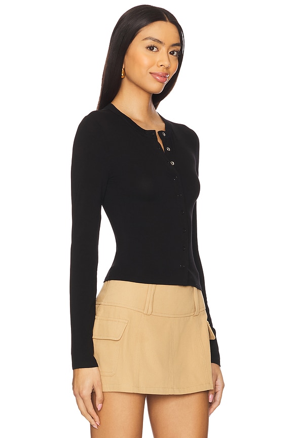 view 2 of 4 Viola Top in Black