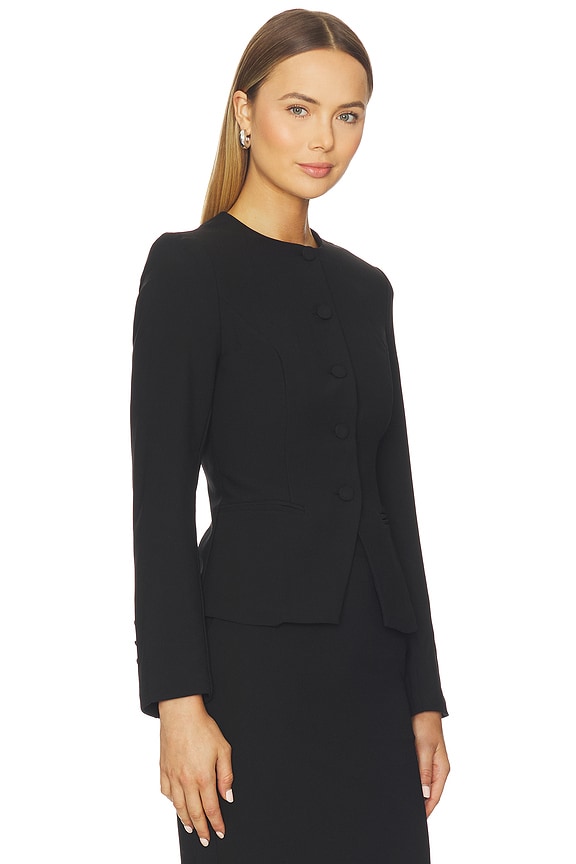 view 2 of 4 Jane Collarless Blazer in Black