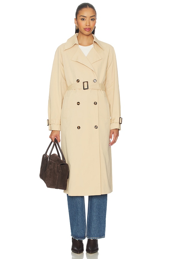 view 2 of 4 Kendall Trench Coat in Khaki