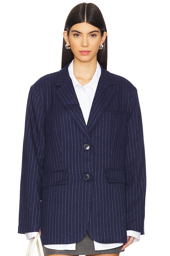 view 2 of 6 MACKENZIE 블레이저 in Navy Stripe