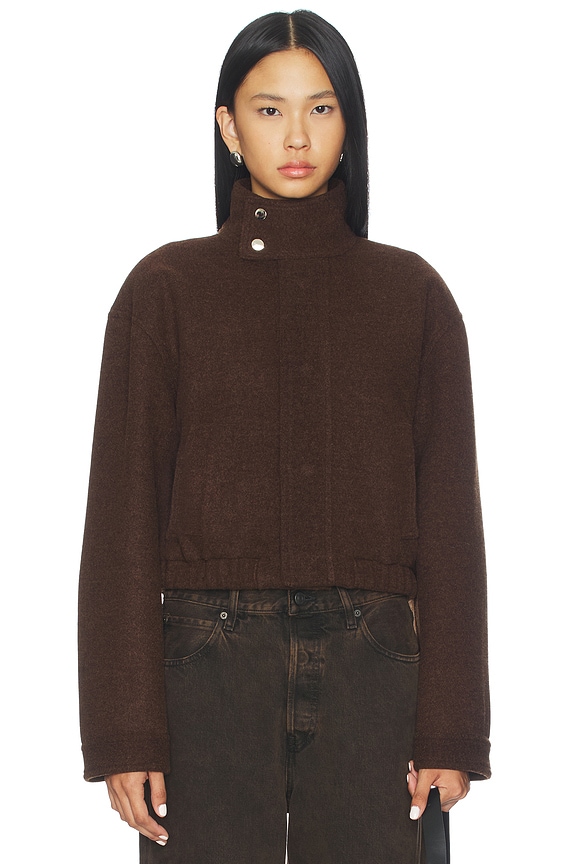 view 2 of 5 CHAQUETA CALEN in Chocolate