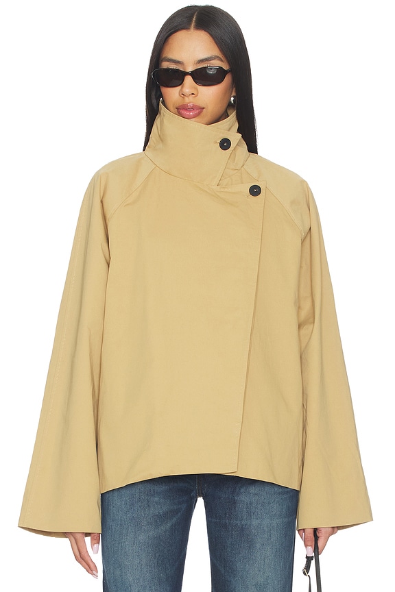 view 1 of 5 Katlynne Trench Jacket in Khaki