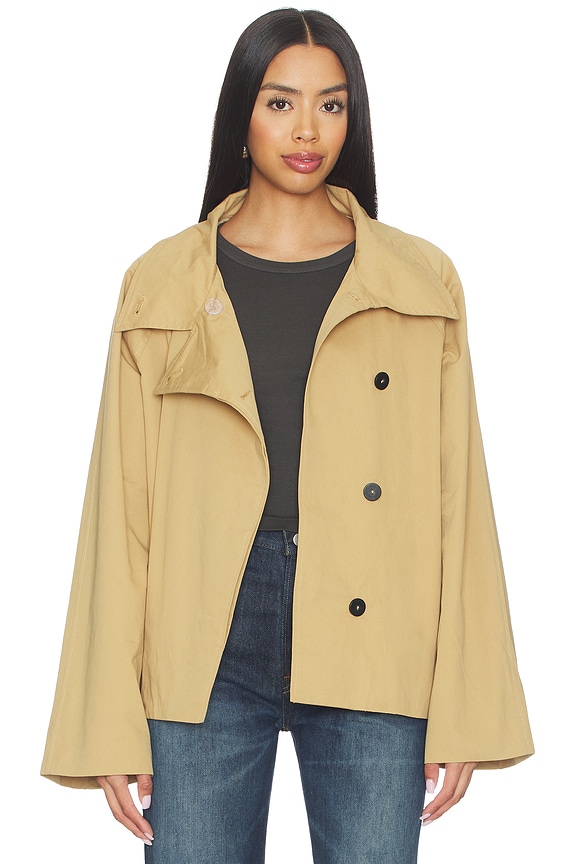 view 2 of 5 Katlynne Trench Jacket in Khaki