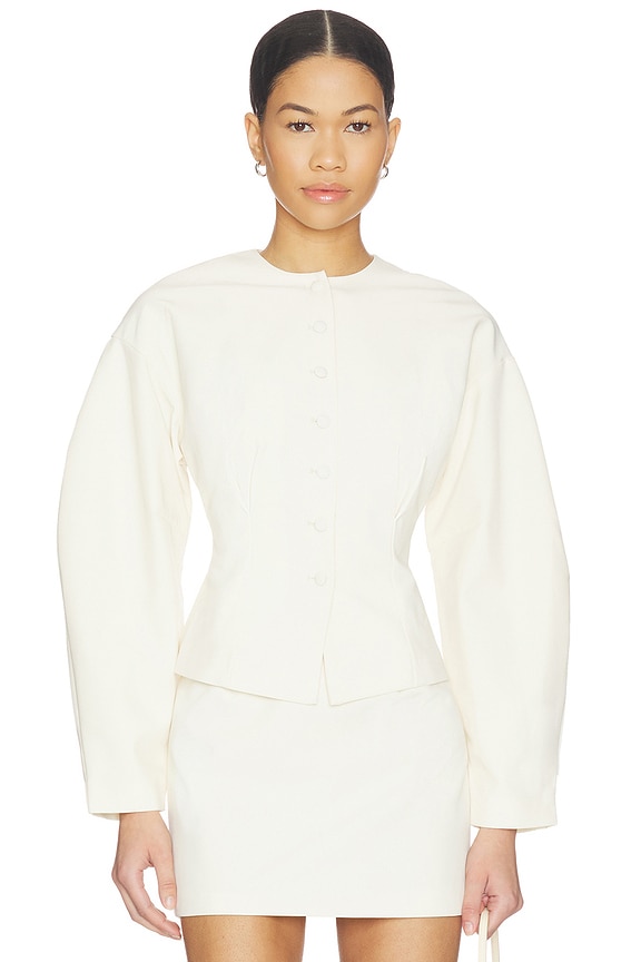 view 1 of 4 Mamie Blazer in Ivory