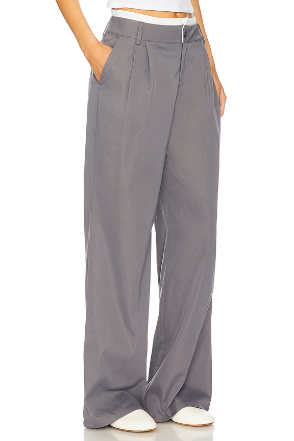 view 2 of 6 Ava Trouser in Dark Grey
