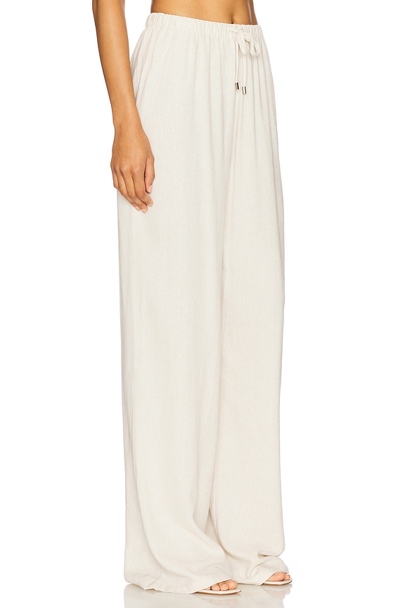 view 2 of 6 Beth Drawstring Pant in Natural