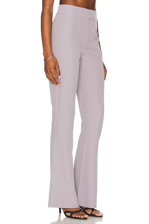 view 2 of 6 PANTALON ROWENA in Grey Stripe