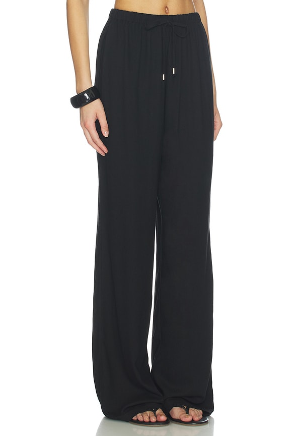 view 2 of 6 Beth Drawstring Pant in Black