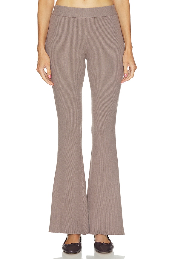 view 2 of 7 Laney Knit Pant in Mocha