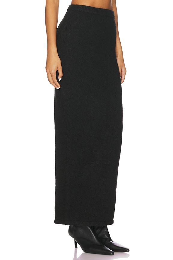 view 2 of 6 Elsie Knit Maxi Skirt in Black