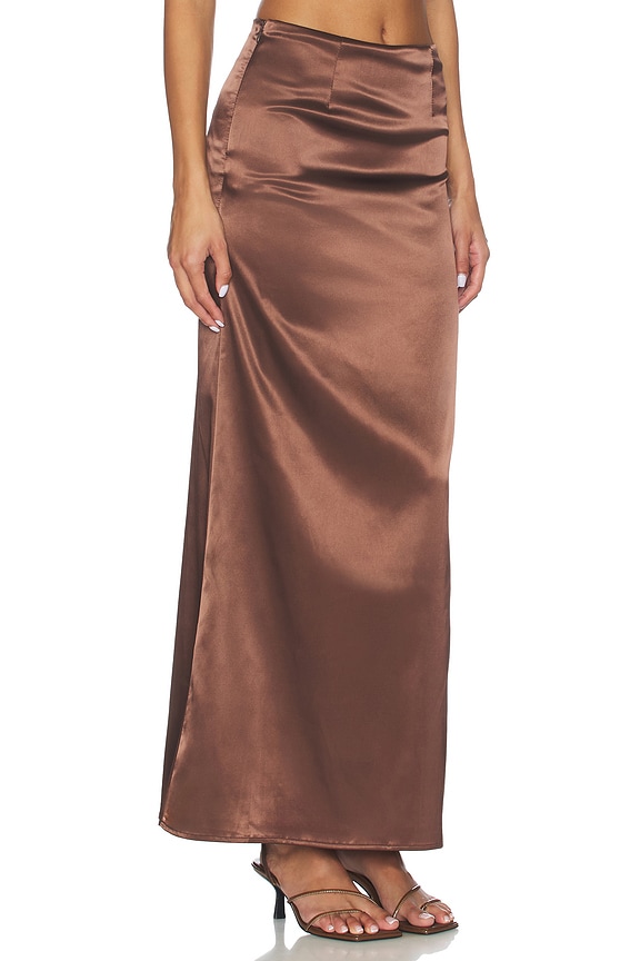 view 2 of 6 Mela Skirt in Brown