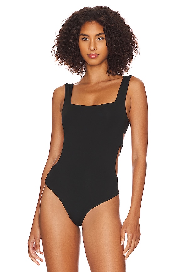 view 2 of 5 Natasha Cut Out Bodysuit in Black